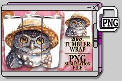 Whimsical Wildlife Wonders: 20oz Sublimation Product Image 1