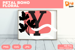 Petal Boho Floral Monogram Product Image 1
