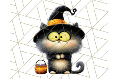 Halloween Animals in Costumes Clipart PNG, Cute Pets Art Product Image 4