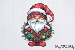 Cute Christmas Gnome Sublimation Clipart PNG Product Image 1