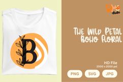 The Wild Petal Boho Floral Monogram Product Image 1