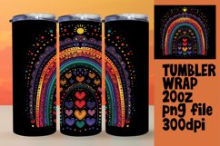 Vivid Tumbler Creations: Black &amp; Rainbow Edition Product Image 1