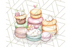 Tea Time Animal Clipart PNG Woodland Forest, Cottagecore Png Product Image 4