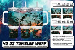 Vintage Floral Tumbler 40oz: Retro Sublimation Designs Product Image 1