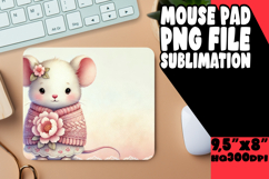 Unique Mouse Pad Design Ideas PNG, Cute Animals Product Image 1