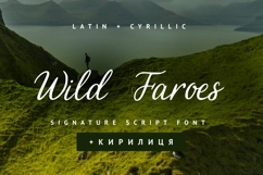 Wild Faroes Cyrillic Font Product Image 1