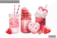 Valentine&#039;s Day Coffee PNG Sublimation design Product Image 1