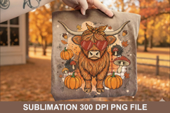 Halloween cow Sublimation - Halloween PNG Design Product Image 1
