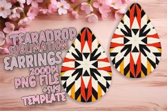 Colorful Teardrop Jewelry Patterns - Sublimation Product Image 1