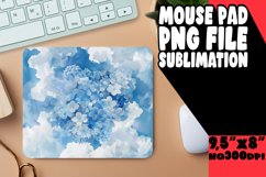 Sublimation Mouse Pad Design Colorful Flowers PNG Product Image 1