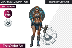 Viking Aesir &amp; Vanir Norse God Illustrations PNG Clipart Product Image 1