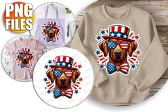 Whimsical Tote Bag Gift Ideas, American Dog Product Image 1