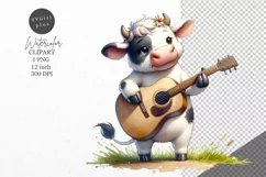 Cow clipart, Farm animals clipart, Animals sublimation Product Image 1