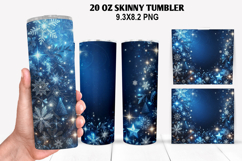 Candy Skinny Tumbler 20oz Wrap Design, Christmas Tumbler Product Image 1