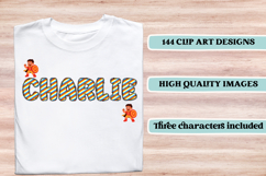 Superhero Alphabet png clipart, superhero letters doodle Product Image 6