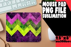 Colorful Glitter Stripe Mouse Pad for Sublimation PNG Product Image 1