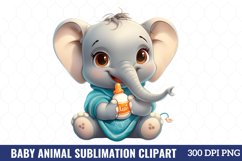 Baby Animal Sublimation Clipart Product Image 11