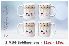 2 Funny Kawaii Designs. 11oz-15oz Coffee Cocoa Mug Product Image 1