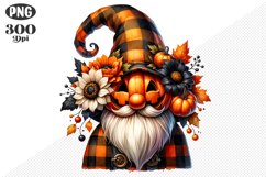 Halloween Gnomes Sublimation - Clipart PNG Design Product Image 1