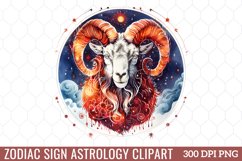 Zodiac Sign Astrology Clipart Bundle Product Image 12