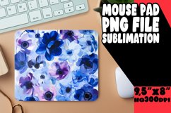 Colorful Blossom Pattern Mouse Pad Product Image 1