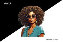 Retro Comic Style Pop Art Girls Clipart Png Product Image 1