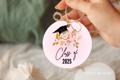 Floral Graduation Sticker Template Editable Canva Product Image 5