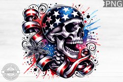 4th of July Skeleton - 4th Of July PNG Design Product Image 1
