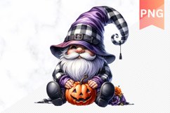 Halloween Gnome Sublimation - Clipart PNG Design Product Image 1