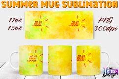 Summer Mug Sublimation | Mug 11 Oz 15 Oz | PNG 300 DPI v.1 Product Image 1