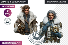 Steampunk Winter Fantasy Sublimation Graphics PNG clipart Product Image 1