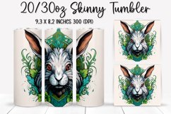 St. Patrick&#039;s Day Bunny - Tumbler Sublimation Design Product Image 1