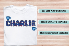 Father’s Day Alphabet clipart, father’s day letters doodle Product Image 6