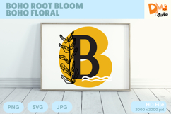 Boho Root Bloom Boho Floral Monogram Product Image 1