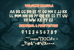 Welcome Dracula is a playful Halloween font Product Image 11