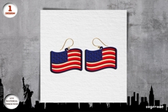 Patriotic Earrings Laser Cut Bundle | Jewerly | SVG Product Image 10