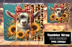 GLAMOROUS 20oz Tumbler Template , Cute Animals Product Image 1