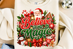 Believe in the Magic Christmas PNG Product Image 1