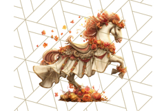 Autumn Circus Performers Clipart Vintage Characters PNG Product Image 4