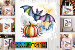 Dazzling TSHIRT Magic PNG, Pumpkin Watercolor Product Image 1