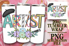 Sweet Sublimation 20oz tumbler wrap, Profession Product Image 1