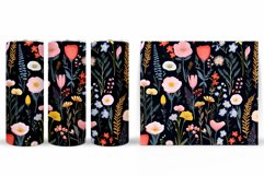 Flowers Tumbler Design. Sublimation Tumbler Flowers Product Image 2