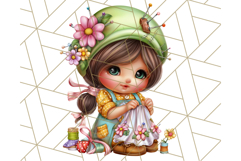 Gnomes at Work Clipart PNG, Cute Gnomes PNG Illustration Product Image 4