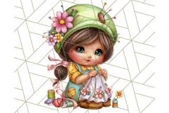 Gnomes at Work Clipart PNG, Cute Gnomes PNG Illustration Product Image 4
