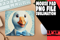 Sweet Desk Mat Sublimation Style, Goose Product Image 1