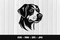 Cute Dog Head SVG PNG Product Image 1