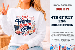 Freedom Season Darlin PNG | Sublimation DTF Product Image 7