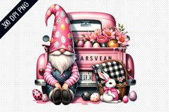 Easter Day Gnome - Sublimation Clipart PNG Design Product Image 1