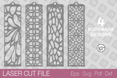 Bookmark Laser Cut SVG |Bookmark Template Product Image 2