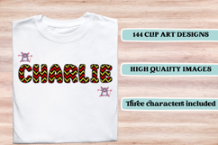 Happy Mouse Digital Papers, happy mouse doodle letters Product Image 7